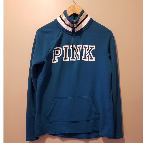 Pink Victoria secret Blue sweater Size:XS - Picture 1 of 5